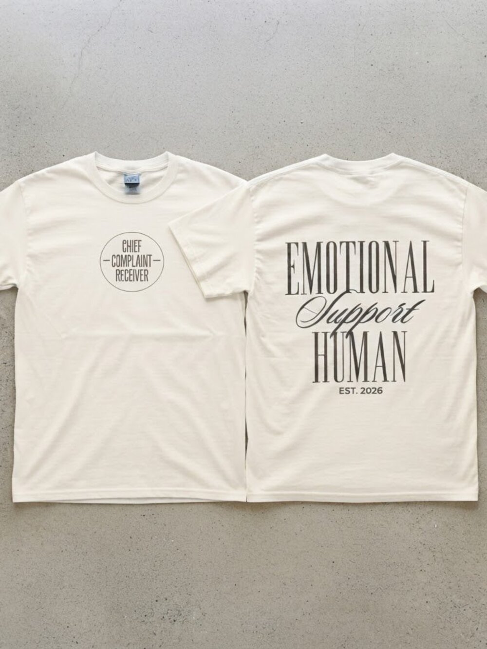 Nurse John Emotional Support Human Yellow T-Shirt S-4XL